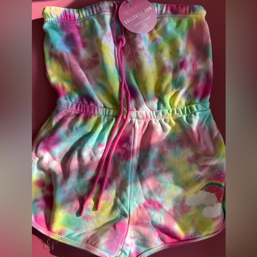 DOLLS KILL MY LITTLE PONY TIE DYE ROMPER NWT*SUPER CUTE*SIZE:MEDIUM* 🔥PRICEDROP